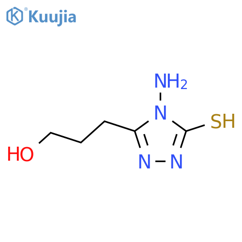 3-(4-Amino-5-mercapto-4H-1,2,4-triazol-3-yl)propan-1-ol structure