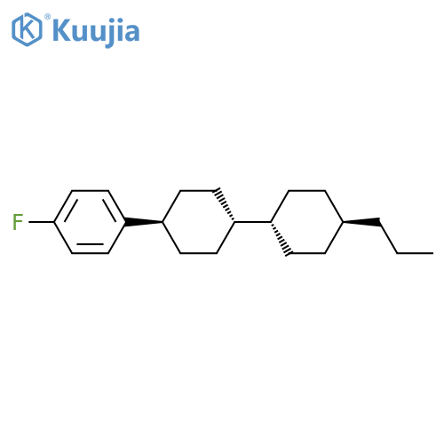 trans-4-(4-Fluorophenyl)-4'-propyl-1,1'-bi(cyclohexane) structure