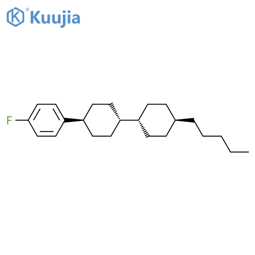 4-Pentyl-4-(4-fluorophenyl)bi(cyclohexane) structure