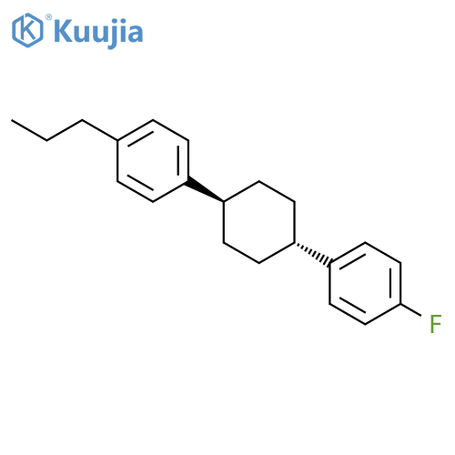 Benzene, 1-[trans-4-(4-fluorophenyl)cyclohexyl]-4-propyl- structure
