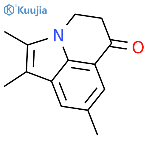 6H-Pyrrolo[3,2,1-ij]quinolin-6-one, 4,5-dihydro-1,2,8-trimethyl- structure
