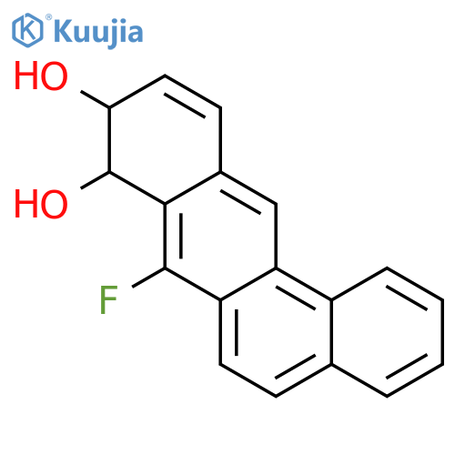 (8S,9S)-7-fluoro-8,9-dihydrotetraphene-8,9-diol structure