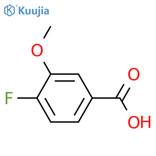 4-Fluoro-3-methoxybenzoic acid structure