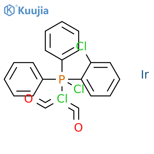IRIDIUM, DICARBONYLTRICHLORO(TRIPHENYLPHOSPHINE)- structure