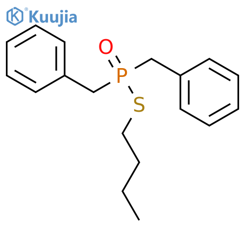 PHOSPHINOTHIOIC ACID, BIS(PHENYLMETHYL)-, S-BUTYL ESTER structure