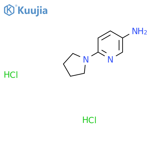 6-(Pyrrolidin-1-yl)pyridin-3-amine dihydrochloride structure