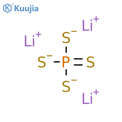 Phosphorotetrathioic acid, trilithium salt structure