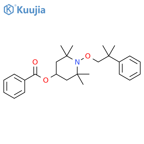 4-Piperidinol, 2,2,6,6-tetramethyl-1-(2-methyl-2-phenylpropoxy)-, 4-benzoate structure