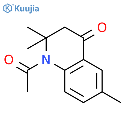 4(1H)-Quinolinone, 1-acetyl-2,3-dihydro-2,2,6-trimethyl- structure