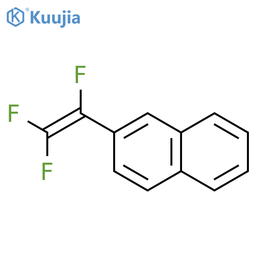 Naphthalene, 2-(trifluoroethenyl)- structure