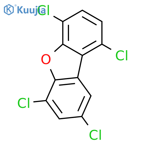 Dibenzofuran,1,4,6,8-tetrachloro- structure