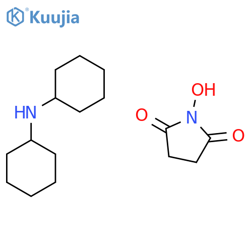 2,5-Pyrrolidinedione, 1-hydroxy-, compd. withN-cyclohexylcyclohexanamine (1:1) structure