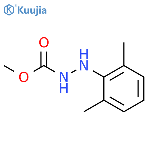 Hydrazinecarboxylic acid, 2-(2,6-dimethylphenyl)-, methyl ester structure