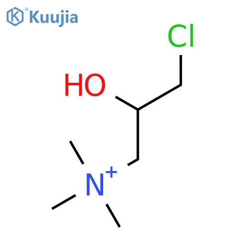 1-Propanaminium, 3-chloro-2-hydroxy-N,N,N-trimethyl- structure