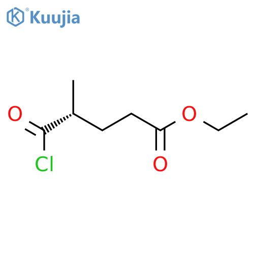Pentanoic acid, 5-chloro-4-methyl-5-oxo-, ethyl ester, (R)- structure