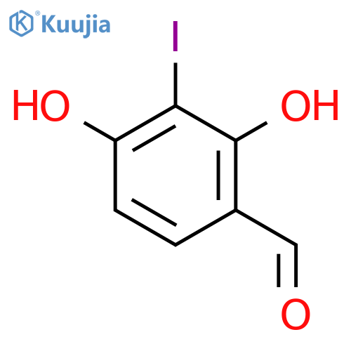 2,4-Dihydroxy-3-iodobenzaldehyde structure