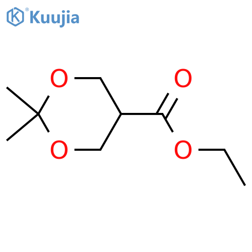 Ethyl 2,2-dimethyl-1,3-dioxane-5-carboxylate structure