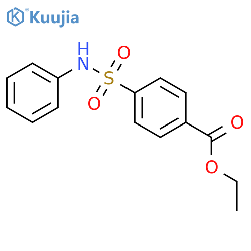 Benzoic acid, 4-[(phenylamino)sulfonyl]-, ethyl ester structure