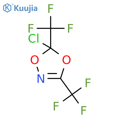 1,4,2-Dioxazole, 5-chloro-3,5-bis(trifluoromethyl)- structure