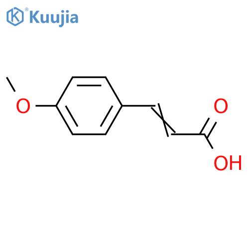 3-(4-methoxyphenyl)prop-2-enoic acid structure