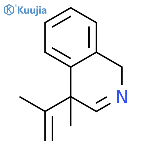 Isoquinoline, 1,4-dihydro-4-methyl-4-(1-methylethenyl)- structure