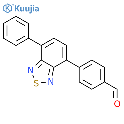 Benzaldehyde, 4-(7-phenyl-2,1,3-benzothiadiazol-4-yl)- structure