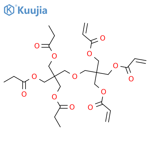 Triacrylic acid, triester with 2,2'-(oxybis(methylene))bis(2-(hydroxymethyl)propane-1,3-diol) tripropionate structure