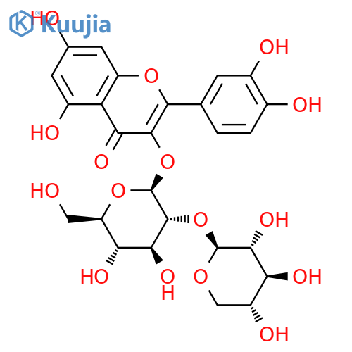 Quercetin 3-sambubioside structure