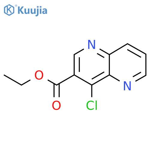 ethyl 4-chloro-1,5-naphthyridine-3-carboxylate structure