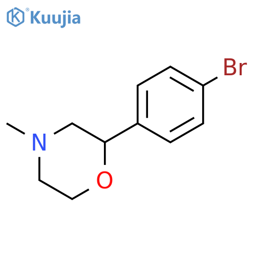 2-(4-Bromophenyl)-4-methylmorpholine structure