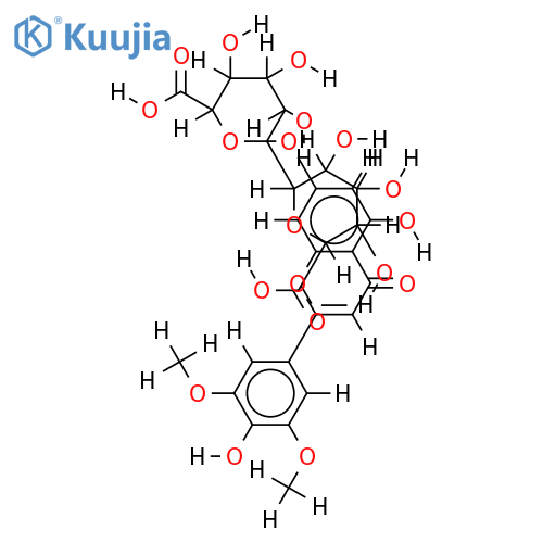 7-O-Diglucuronoside-4',5,7-Trihydroxy-3',5'-dimethoxyflavone structure