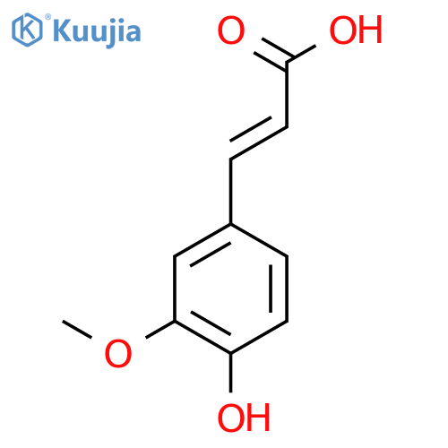 Ferulic acid structure