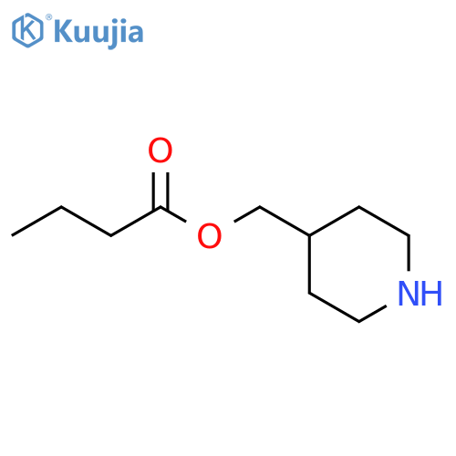 Butanoic acid, 4-piperidinylmethyl ester structure
