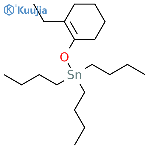Stannane, tributyl[(2-ethyl-1-cyclohexen-1-yl)oxy]- structure