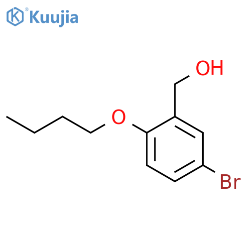 5-Bromo-2-butoxybenzyl alcohol structure