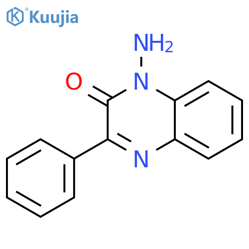 2(1H)-Quinoxalinone, 1-amino-3-phenyl- structure