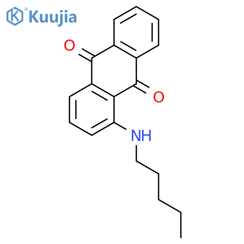 9,10-Anthracenedione, 1-(pentylamino)- structure