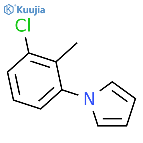 1-(3-Chloro-2-methylphenyl)-1h-pyrrole structure