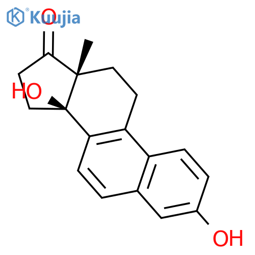 Estra-1,3,5,7,9-pentaen-17-one, 3,14-dihydroxy-, (13a)-(±)- structure