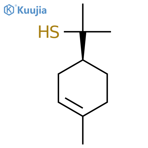 3-Cyclohexene-1-methanethiol,a,a,4-trimethyl-, (1S)- structure