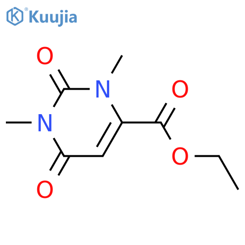 Ethyl 1,3-dimethyl-2,6-dioxo-1,2,3,6-tetrahydro-4-pyrimidinecarboxylate structure