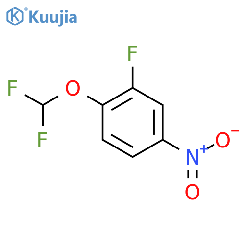 1-(difluoromethoxy)-2-fluoro-4-nitrobenzene structure