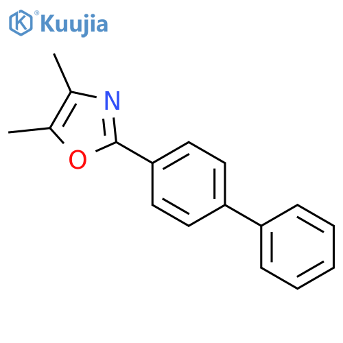 Oxazole, 2-[1,1'-biphenyl]-4-yl-4,5-dimethyl- structure