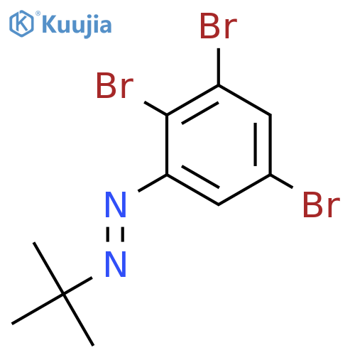 Diazene, (1,1-dimethylethyl)(2,3,5-tribromophenyl)- structure