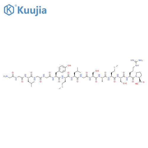 L-Proline,glycylglycyl-L-leucylglycylglycyl-L-tyrosyl-L-methionyl-L-leucylglycyl-L-seryl-L-alanyl-L-methionyl-L-seryl-L-arginyl- structure