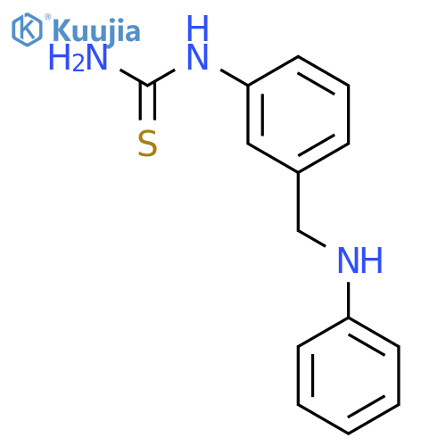 Thiourea, [3-[(phenylamino)methyl]phenyl]- structure
