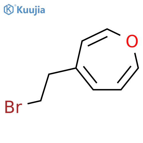 Oxepin, 4-(2-bromoethyl)- structure