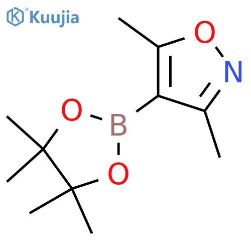 3,5-dimethyl-4-(tetramethyl-1,3,2-dioxaborolan-2-yl)-1,2-oxazole structure