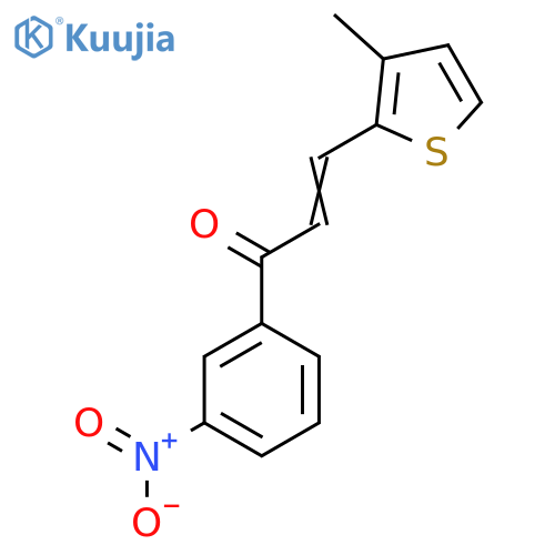 3-(3-Methylthiophen-2-yl)-1-(3-nitrophenyl)prop-2-en-1-one structure