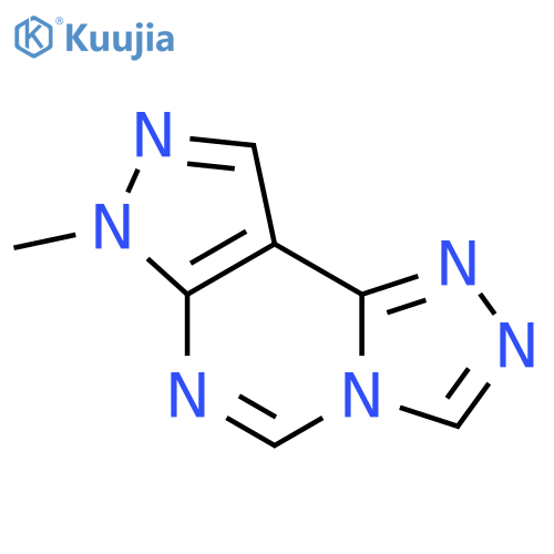 7-Methyl-7H-pyrazolo[4,3-e][1,2,4]triazolo[4,3-c]pyrimidine structure